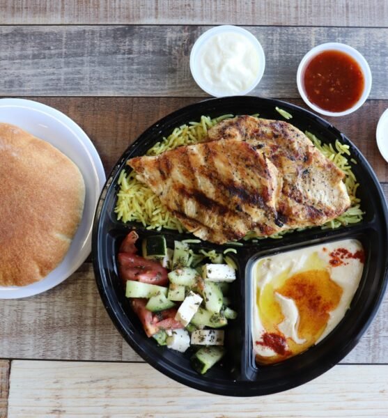 Baked Fish Plate at Ehab Mediterranean Buffet