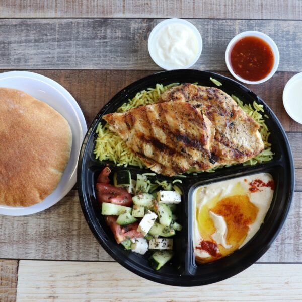 Baked Fish Plate at Ehab Mediterranean Buffet