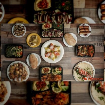 A spread of Mediterranean dishes at Ehab