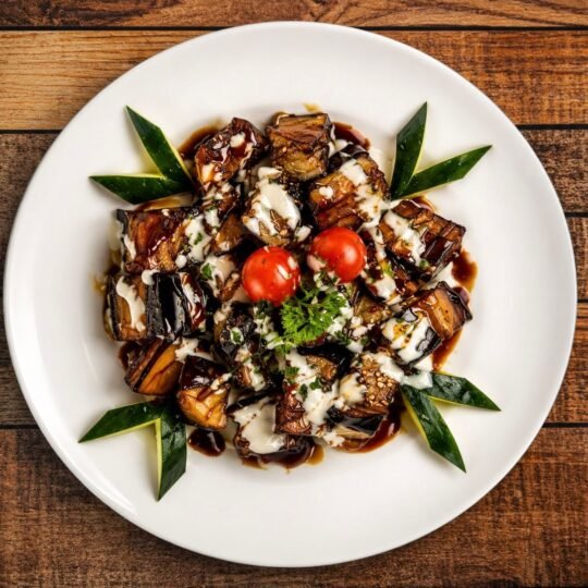 Eggplant Tahini Salad at Ehab Mediterranean Buffet