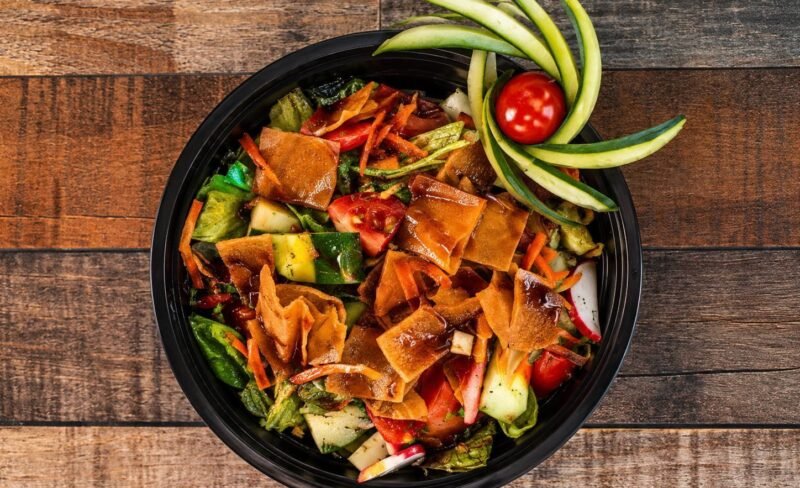 Fattoush Salad Fattoush Salad at Ehab Mediterranean Buffet