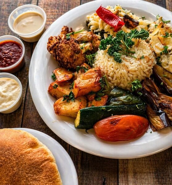 Grilled Vegetables Plate at Ehab Mediterranean Buffet