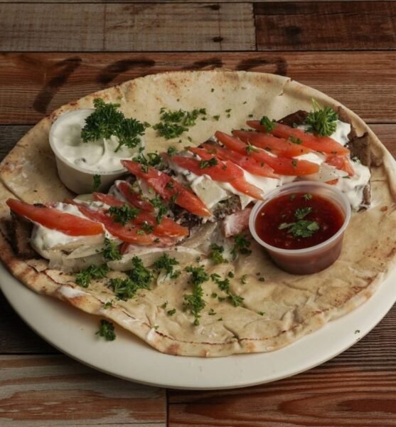 Gyro Wrap at Ehab Mediterranean Buffet