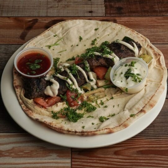 Kafta Kabab Wrap at Ehab Mediterranean Buffet