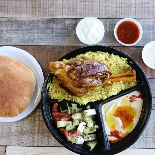 Lamb Shank Plate at Ehab Mediterranean Buffet