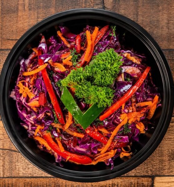 Red Cabbage and Beetroot Salad at Ehab Mediterranean Buffet