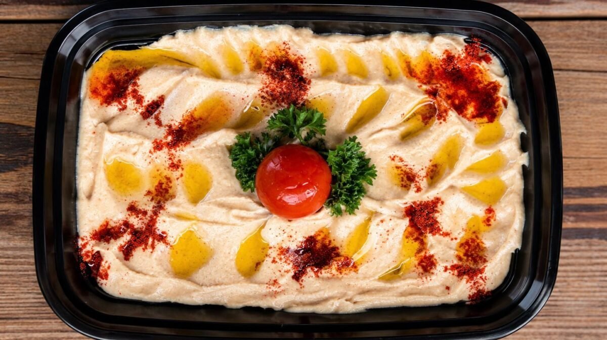 Hummus at Ehab Mediterranean Buffet
