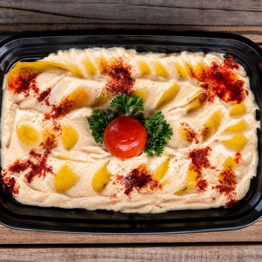 Hummus at Ehab Mediterranean Buffet