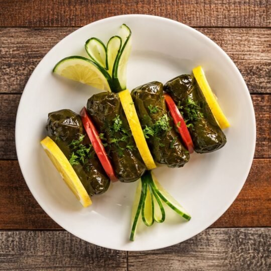 Veggie Grape Leaves at Ehab Mediterranean Buffet