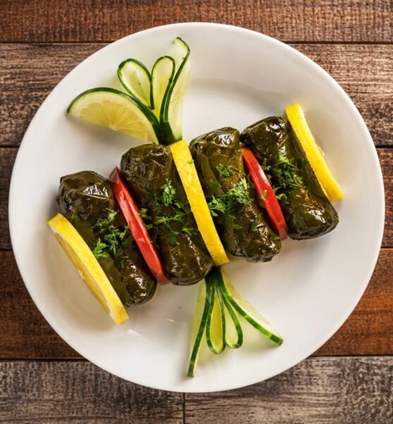 Veggie Grape Leaves at Ehab Mediterranean Buffet